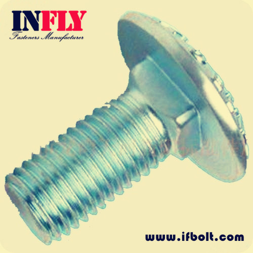 Metric DIN Carriage Bolt - Mushroom Head Square Neck Bolts